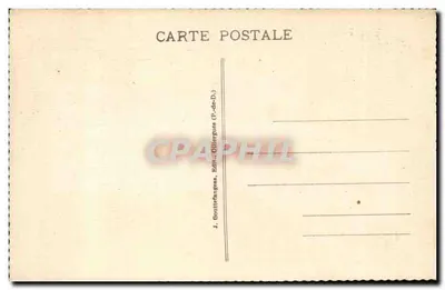 O PUY DE DOME — A Estrada do Gol de Geyssat ao entrar sob as árvores — J. Goutierfanges, Edição Olliergues (P.-de-D.) — Verso