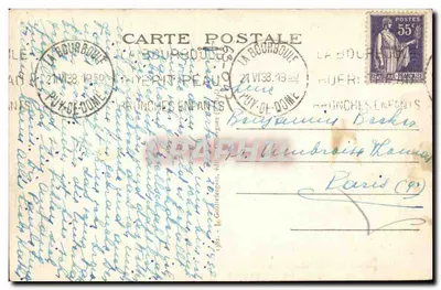 La Bourboule — Ogólny widok — Auvergne — Rewers