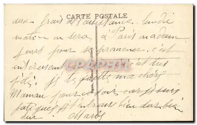 Pittoreska Auvergne — La Bourboule, Trasa Barrage — Ideal, n° 3058 — Rewers