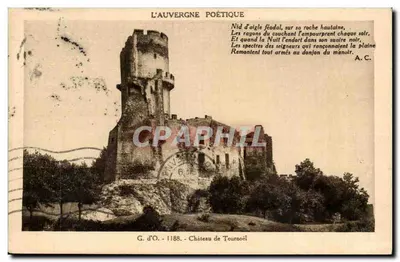 Castelo de Tournoil — A Auvergne Poética — G. d'O. - 1188