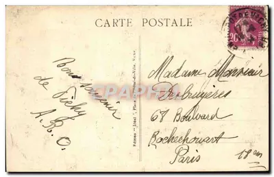 Vichy — Źródło Célestins — Ideal, nr 385 — Rewers