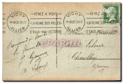 Vichy - Entrada del Casino — 89 — editor C70 — Reverso