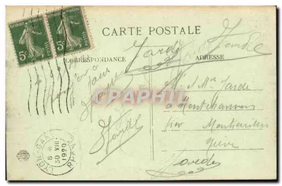 LYON — Praça Bellecour — Estátua de Luís XIV — E.R. — Verso