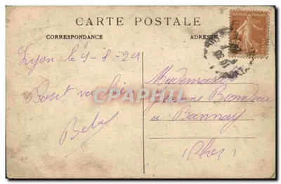 LYON — Parc de la Tête-d'Or — Les Cygnes — E.R. — Verso