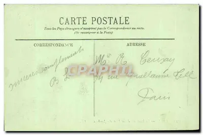 LYON — A Fonte da Place des Jacobins — Fotografia Jocquet — LL. n°33 — Verso