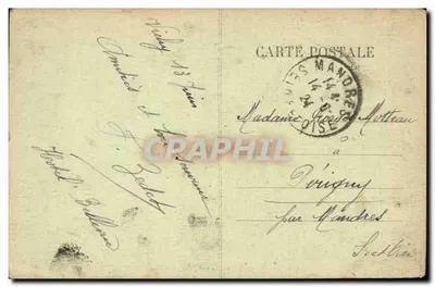 Vichy — O antigo Parque — editor M. T. n°136 — Verso