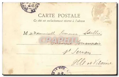 Bayonne — Stare Zamki — B.J.S. C., Paryż — Rewers