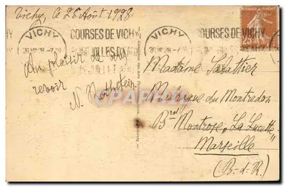Vichy — Źródło Chomel — wydawca nieznany, n° 32 — Rewers