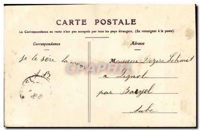 NANCY — Porte de la Craffe — éditeur imprimeur non visible, n° de série non lisible — Verso