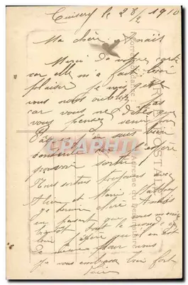 Dama z różami — 'Pocałunek' — wydawca nieodczytelny — Rewers