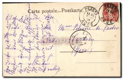 नदी के किनारे एक घर और नाव के साथ दृश्य — एफ. डब्ल्यू. हेइस, पिंक — श्रृंखला 6173 — पीछे