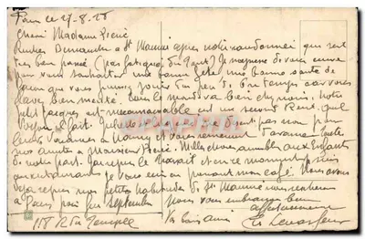 Violetas — buquê — editor não visível — Verso