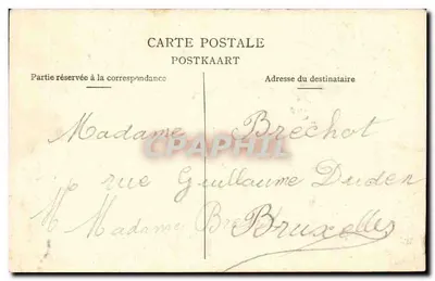 Groenendael — Aleja w kierunku zamku — L. Laguert, Bours, N. 8 — Rewers