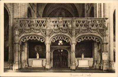 Brou-de-Bretagne — Igreja de Brou, O Jubé — Edições d'Arte YvON, Paris