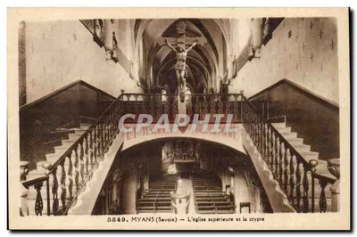 Myans (Savoie) — A igreja superior e a cripta