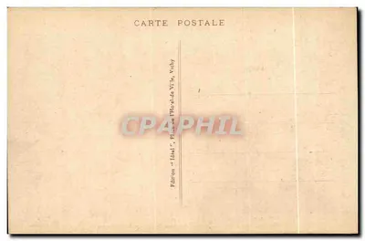 Clermont-Ferrand — panorama na Puy-de-Dôme — widok z szczytu Katedry — wydawca Idéal, n° 4010 — Rewers