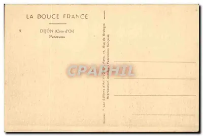 Dijon — panorama — Wydawnictwo Sztuki VVOL, Paryż — Rewers
