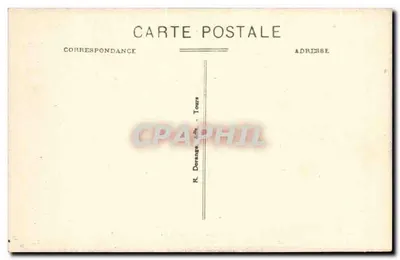 Amboise (Loire-et-Loire) — Zamek (monument historii) — Katedra św. Huberta — Wysoki relief przedstawiający polowanie św. Huberta (legenda św. Chrystofora i św. Antoniego) — R. Dorange, Tours — Rewers