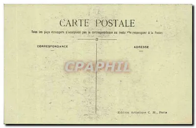 Parijs (1e arrondissement) — De Heilige Kerk — De Rosette — Artistieke uitgave C. M. — Achterkant