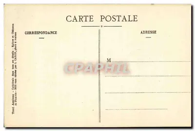 Amiens - Katedra - Fasada - Plaki Supra - Obiektyw Lacroix-Berthiot — Rewers