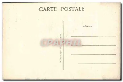 Amboise (Loire-et-Loire) — Zamek, Katedra (strona wschodnia) — wydawca R. Dorange, Tours — Rewers