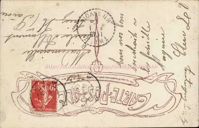 Soldaat in uniform — houdend een bosje rozen — uitgever ATLAS, n° 2152 — Achterkant
