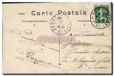 Homem com bigode segurando um buquê — J.A.K. Paris — n° 2113 — Verso