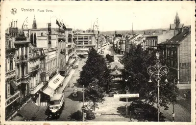 Derviers Praça Verde — vista panorâmica — editor Nels, n° 10