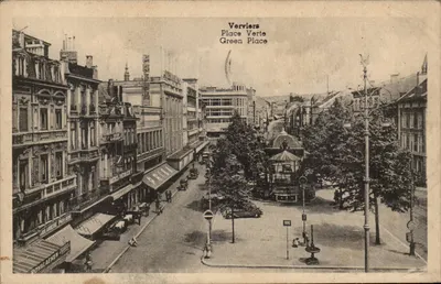 Verviers — Place Verte — editor não identificado, número de série não visível