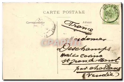 Ostenda — Digue — Le Bon, wydawca, Ostenda. — Rewers