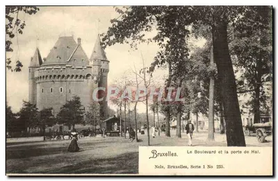 Bruxelas. O Boulevard e a porta de Hal — Nels, Bruxelas, Série 1 No 235