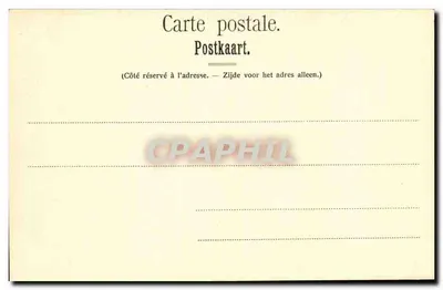 Bruxelas. O Boulevard e a porta de Hal — Nels, Bruxelas, Série 1 No 235 — Verso