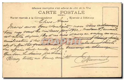Le Pouliguen (Loire-Inf.) — A Grande Côte — editor anônimo, n° 615 — Verso