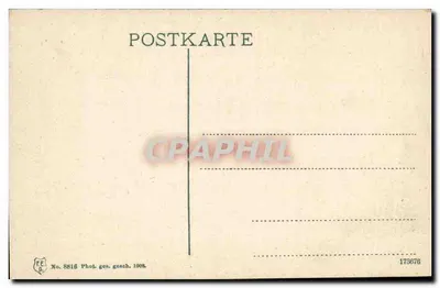 Düsseldorf, Parlie im Holfgarten — wyd. FE.D. n° 8816 — Rewers