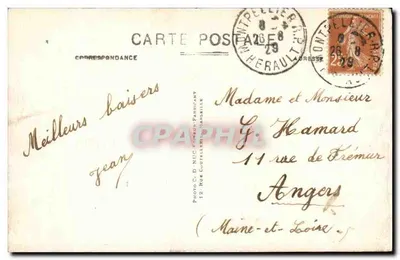 Montpellier — Städtisches Theater — Foto C. D. NIC, Montpellier, n°37 — Rückseite