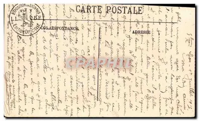 लियोन — 1914 की अंतरराष्ट्रीय प्रदर्शनी — पेरिस के व्यापार कक्ष के पाविलियन — एलएल — पीछे