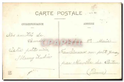 Lourdes — Widok z góry na Esplanade i Bazylikę — Phototypie Larbuche, Toulouse — Rewers