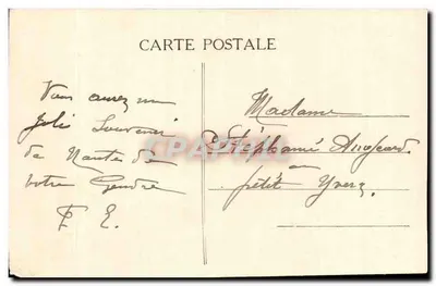 NANTES — Panorama hacia el Nordeste, tomado desde el Transbordeur — Collection P. Chapeau, Nantes - 2º milenio — Reverso