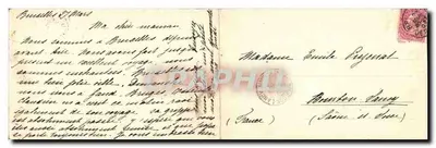 Piazza Brouckère — Bruxelles — editore anonimo, numero di serie non visibile — Verso