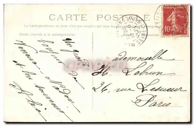 Moret-sur-Loing — Brama Burgundii i Brama Samois — F. Thion, wydawca w Moret-sur-Loing — Rewers