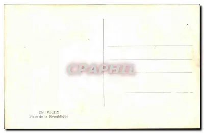 Place de la République — Vichy — n° 238 — Rewers