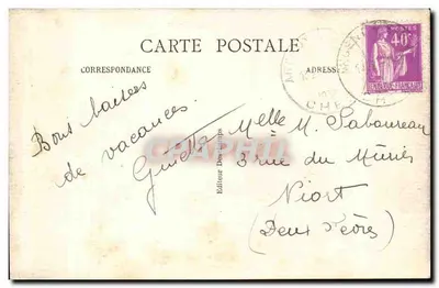 Argent — Villa de las Flores — Editor Des timbres — Reverso