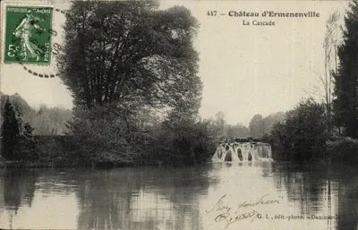 Castelo de Ermenonville — A Cachoeira — G. L., editor-fotógrafo, Dammartin