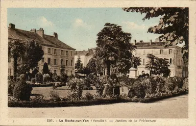 La Roche-sur-Yon (Vendée) — Jardins da Prefeitura — n° 501