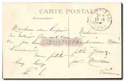 Paryż — Most Alexandre III — Wydawca ELP, nr 4606 — Rewers