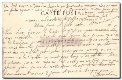 La Courtine — Casernas de Artilharia — Editor Momiron, Bazar da Dona de Casa — Verso
