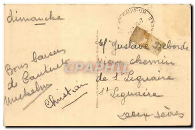 As Altas Pirineus - Cauterets - A cidade, o Péguère e Val de Cammasque — Éditions L.F. Wagner, n°13 — Verso