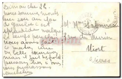 Hotel du Lont d'Espagne e a queda (alt. 1500 m.) — Canterets — Cap 189 — Verso