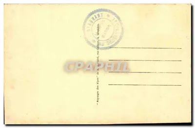 Grenoble — Ogólny widok, teleferyk Bastille i Moucherotte — seria 6.009 — Rewers