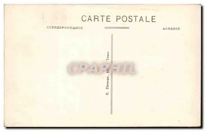 Azay-le-Rideau (Loir-et-Cher) — El Castillo, Monumento Histórico, Fachada Norte — R. Dorange, Tours — Reverso